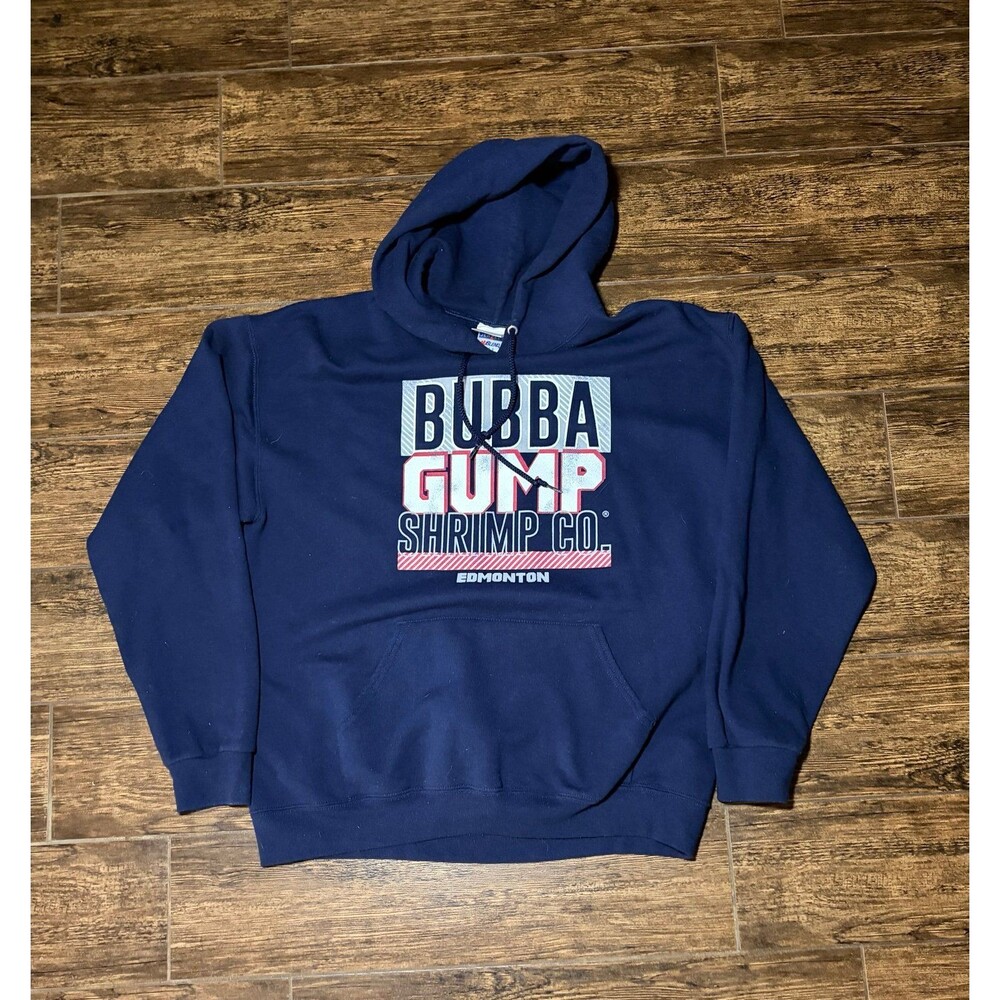 Bubba Gump Shrimp Co. Edmonton Navy Graphic Hoodie - L